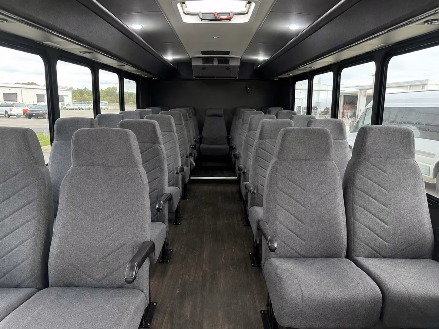 15 passenger minibus interior