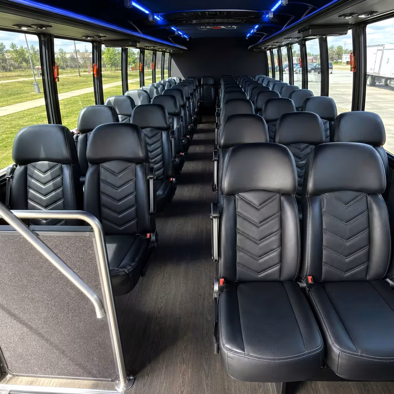 30 passenger minibus interior