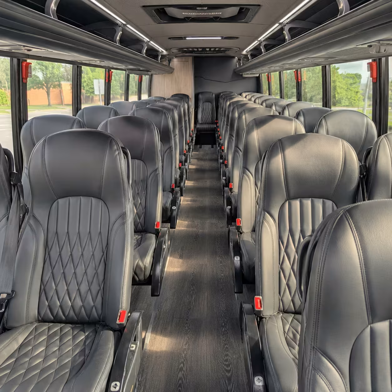 35 passenger minibus interior