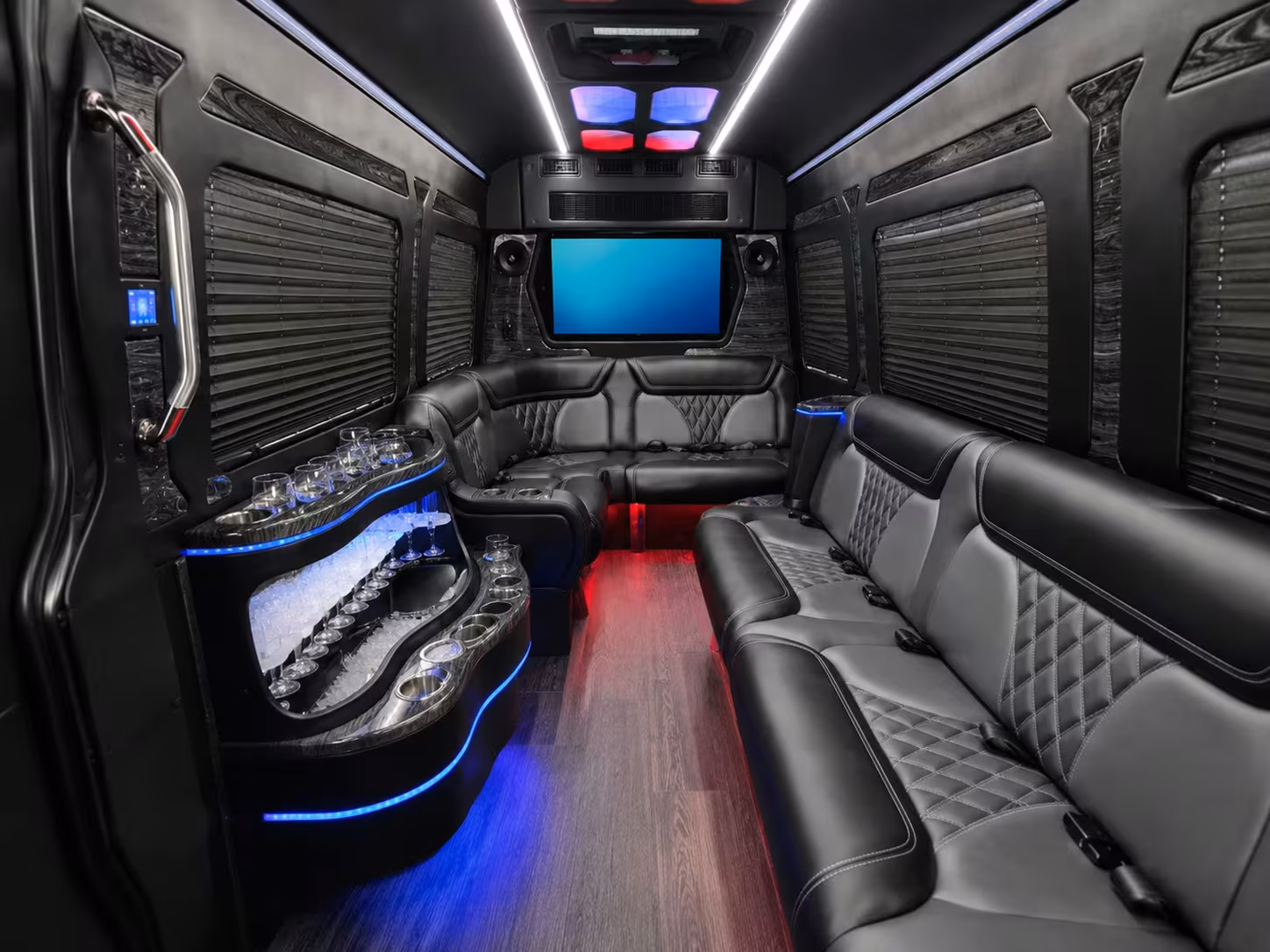 bus rental options for burbank trips