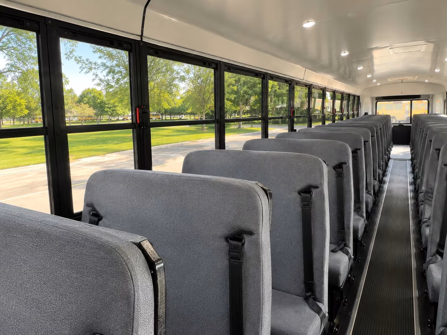 school bus interior